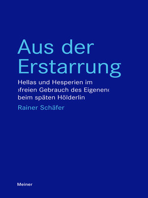 cover image of Aus der Erstarrung